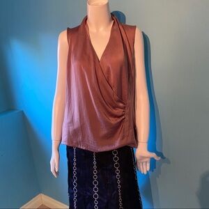 NWT Façonnable women’s wrap style blouse in size 14